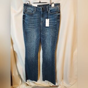 Judy Blue Classic Bootcut Jeans With Raw Edge Hem NWT - 15